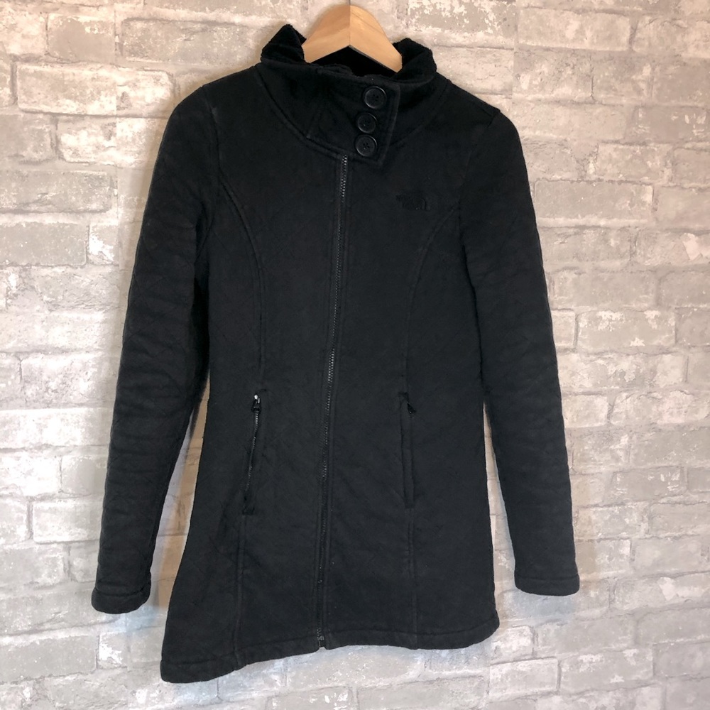 The North Face fleece lined trench coat